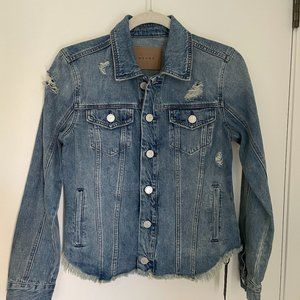 Blank NYC Distressed Denim Jacket